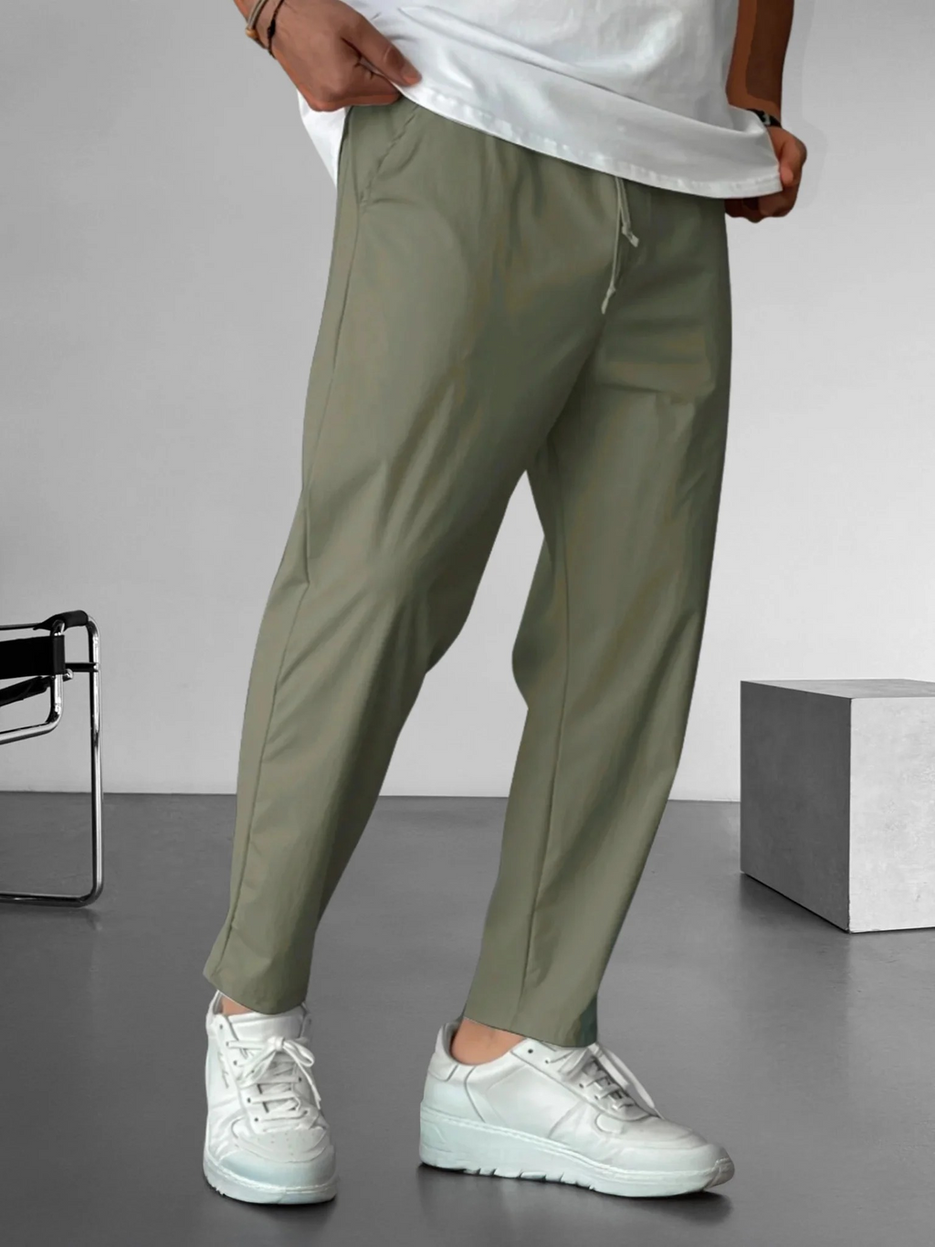 Pantalones Essential Tapered