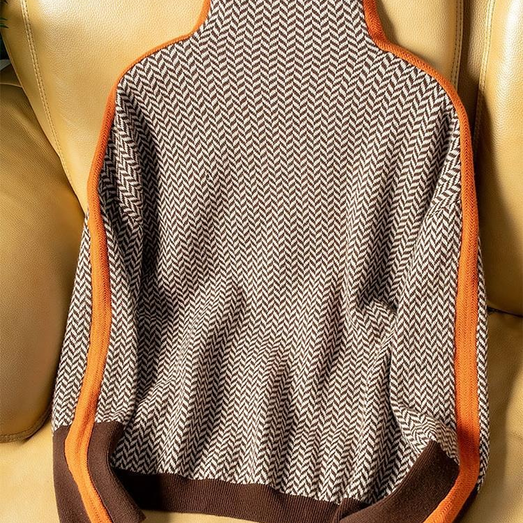 Clémence | Suéter de cuello alto con rayas