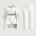 Conjunto de Pijama de 4 Piezas