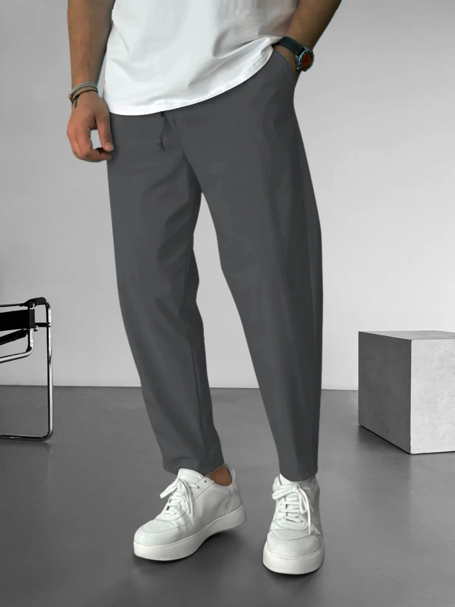 Pantalones Essential Tapered